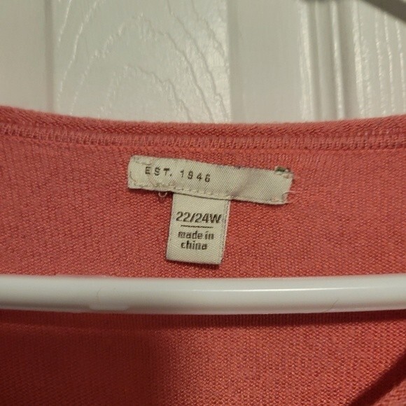 Cato Pink Tunic Sweater Size 22/24W - Picture 4 of 5